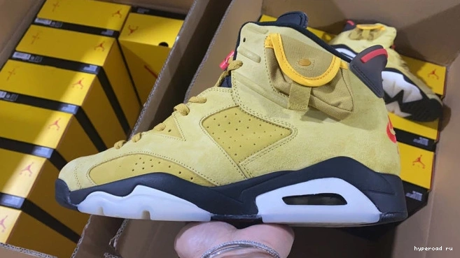 SCOTT TRAVIS AIR CN1084-300 X YELLOW 6 JORDAN 0728
